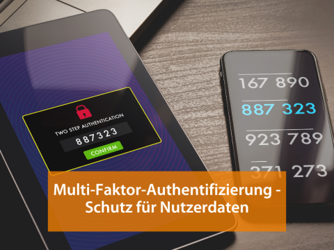 Multi-Faktor-Authentifizierung - so kann sie auf dem smartphone aussehen.