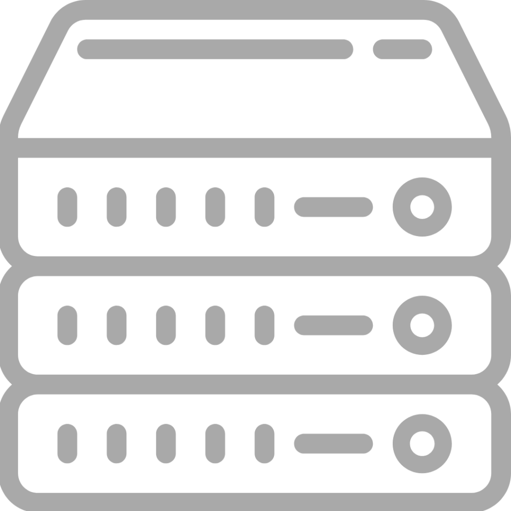 Icon für Managed Server Silber