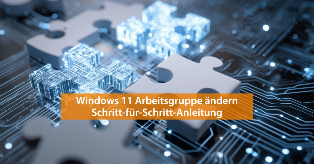 Beitragsbild zum Blogartikel: Windows 11 Arbeitsgruppe einstellen