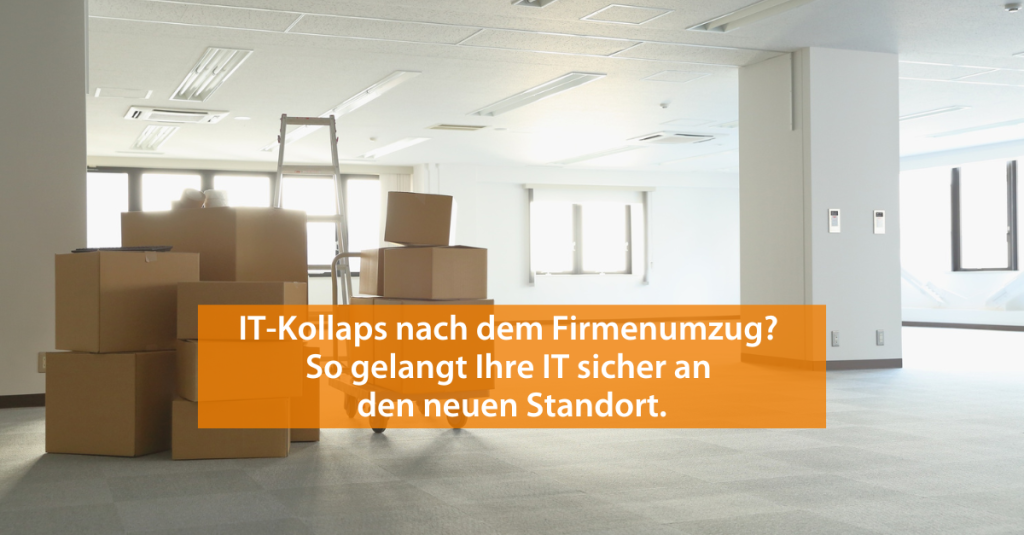 Titelbild: IT-Kollaps nach Unternehmensumzug vermeiden. Eine Menge Umzugskartons und ein Plan!