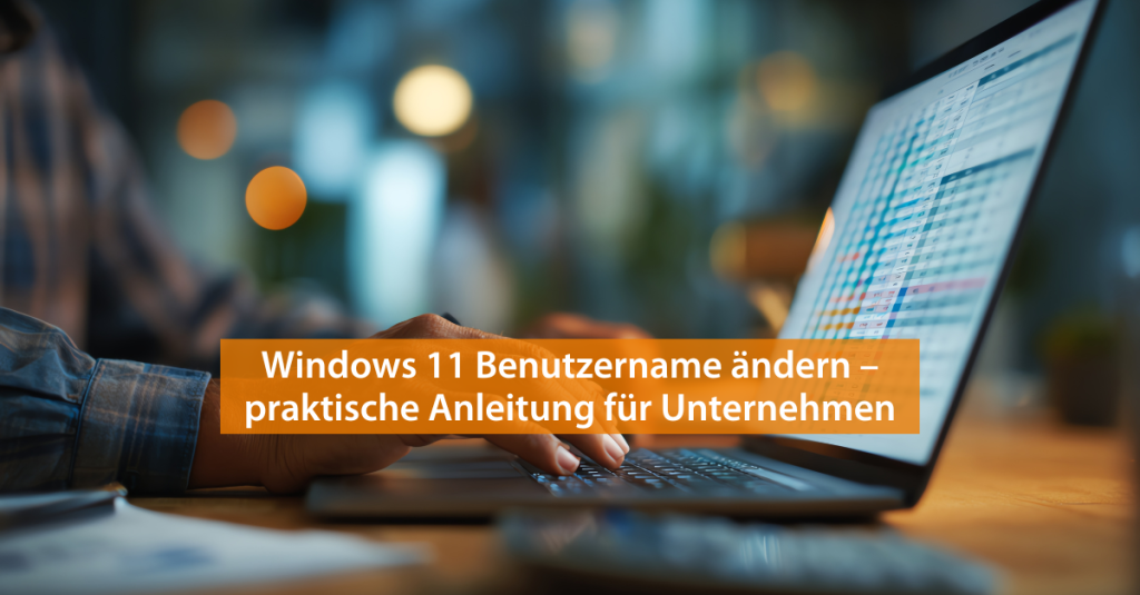 Beitragsbild zum Thema: Windows 11 Benutzername ändern