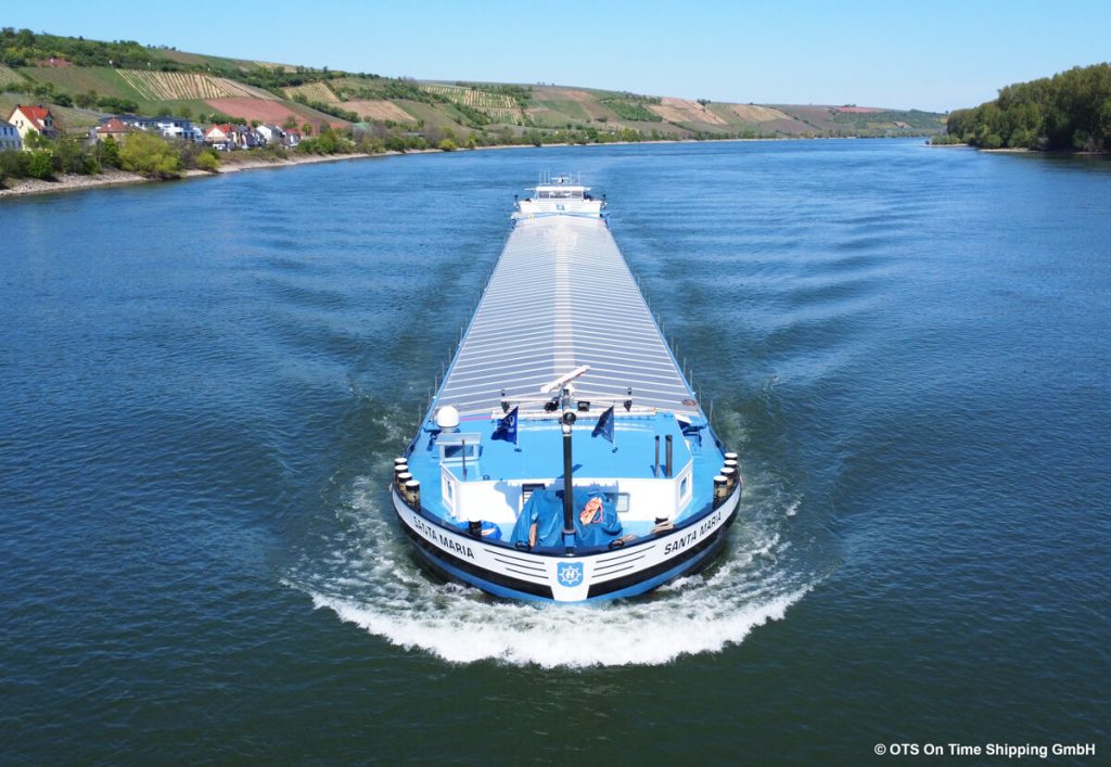 Ein Bild von der Website von unserem Kunden OTS On Time Shipping GmbH