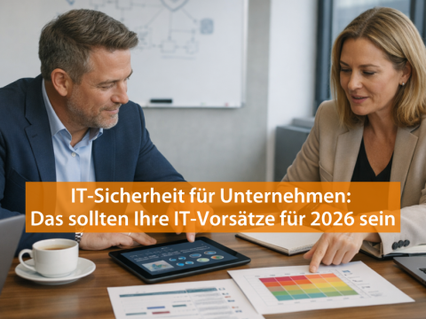 IT-Sicherheit sollte für Unternehmen 2026 mit die höchste Priorität sein.